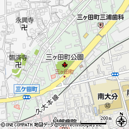 三ヶ田町公園周辺の地図