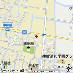 佐賀県佐賀市東与賀町大字飯盛331周辺の地図