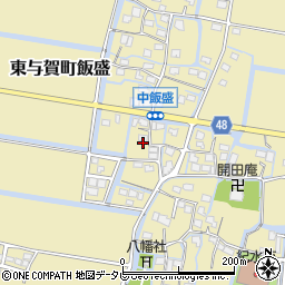 佐賀県佐賀市東与賀町大字飯盛375周辺の地図