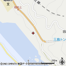 四万十町立　昭和保育所周辺の地図