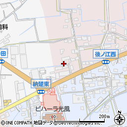福岡県八女市平田601周辺の地図