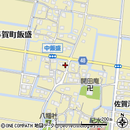 佐賀県佐賀市東与賀町大字飯盛365周辺の地図