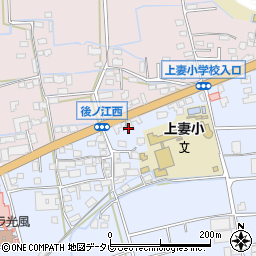 有限会社松木石油店　オレンジロード津ノ江給油所周辺の地図