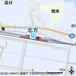 佐賀県武雄市周辺の地図