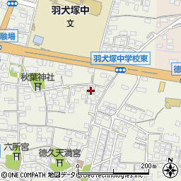 羽犬塚ガーデンハイツ１周辺の地図