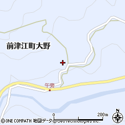 大分県日田市前津江町大野2985周辺の地図