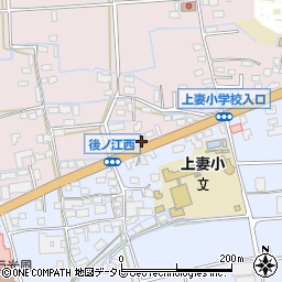 福岡県八女市平田575周辺の地図