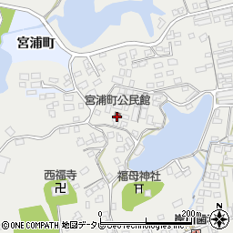 宮浦町公民館周辺の地図