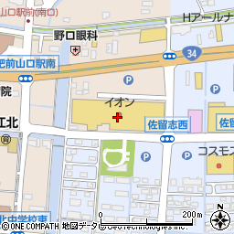 イオン江北店周辺の地図