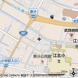 江口理容店周辺の地図