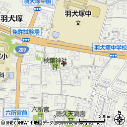 福岡県筑後市羽犬塚4-8周辺の地図