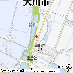 福岡県大川市酒見1623-4周辺の地図