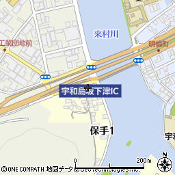ファミリーマート宇和島保手店周辺の地図