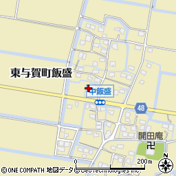 佐賀県佐賀市東与賀町大字飯盛269周辺の地図