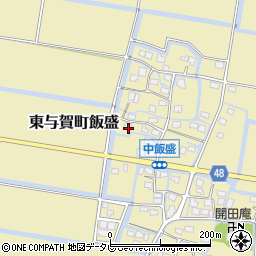 佐賀県佐賀市東与賀町大字飯盛281周辺の地図