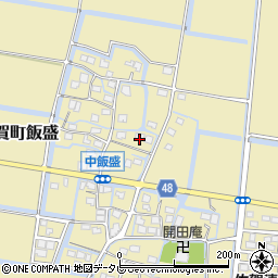 佐賀県佐賀市東与賀町大字飯盛297周辺の地図