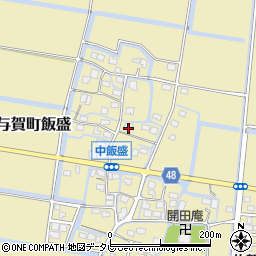 佐賀県佐賀市東与賀町大字飯盛288周辺の地図