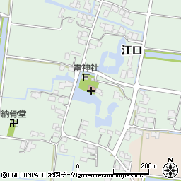 江口公民館周辺の地図