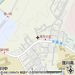 高知県高岡郡四万十町香月が丘周辺の地図