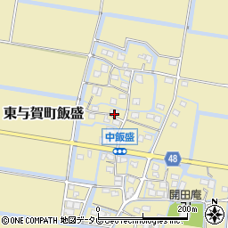 佐賀県佐賀市東与賀町大字飯盛286周辺の地図