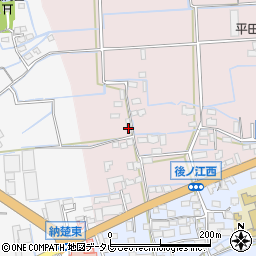 福岡県八女市平田474周辺の地図