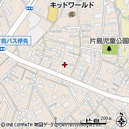 大分県大分市片島495-2周辺の地図