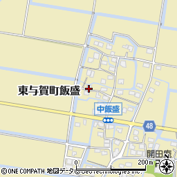 佐賀県佐賀市東与賀町大字飯盛282周辺の地図