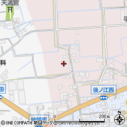 福岡県八女市平田472周辺の地図