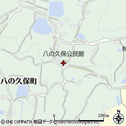 八の久保公民館周辺の地図