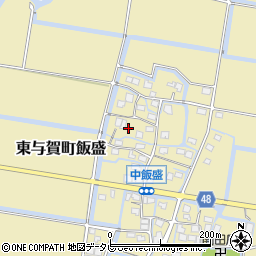佐賀県佐賀市東与賀町大字飯盛159周辺の地図