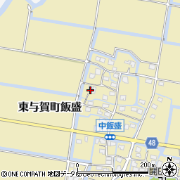 佐賀県佐賀市東与賀町大字飯盛161周辺の地図