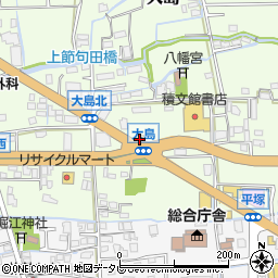 カレーハウスＣｏＣｏ壱番屋八女大島店周辺の地図