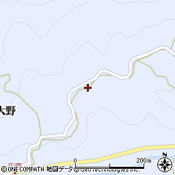 大分県日田市前津江町大野3054周辺の地図