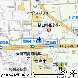 行政書士久村尚幸事務所周辺の地図