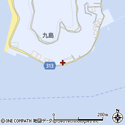 愛媛県宇和島市本九島1882周辺の地図