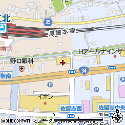 ベスト電器江北店周辺の地図