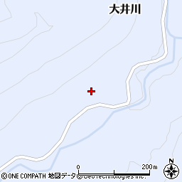 高知県高岡郡四万十町大井川172周辺の地図