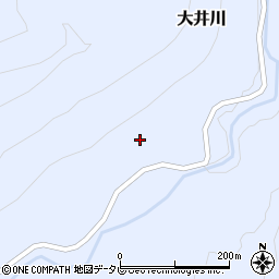 高知県高岡郡四万十町大井川170周辺の地図