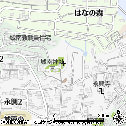 大分県大分市永興1丁目10周辺の地図