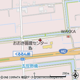 RV2 RVパークsmart 道の駅おおき周辺の地図