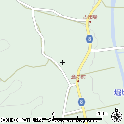 愛媛県北宇和郡松野町富岡345周辺の地図