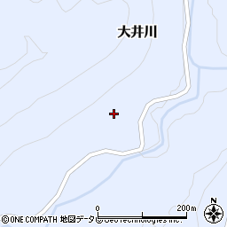高知県高岡郡四万十町大井川162周辺の地図