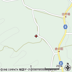 愛媛県北宇和郡松野町富岡395周辺の地図