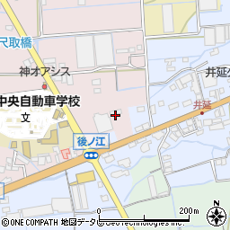 福岡県八女市平田3周辺の地図