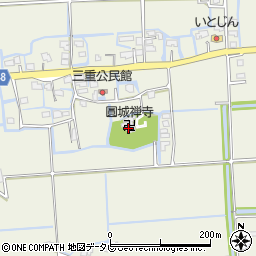 圓城禅寺周辺の地図
