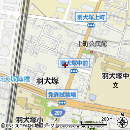 石井内科医院周辺の地図