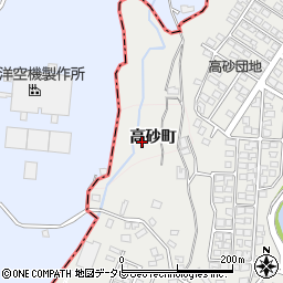 佐賀県杵島郡大町町高砂町周辺の地図
