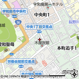 宇和島信用金庫本店営業部周辺の地図