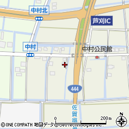 佐賀県小城市芦刈町道免1116周辺の地図