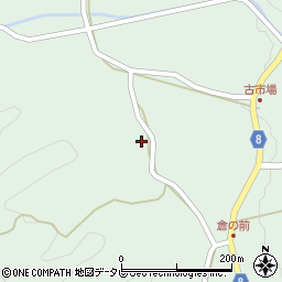 愛媛県北宇和郡松野町富岡282周辺の地図